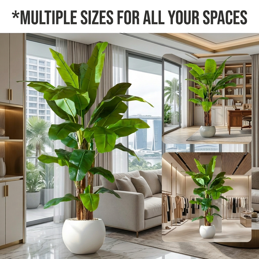 Tropical Banana Tree Artificial Plant