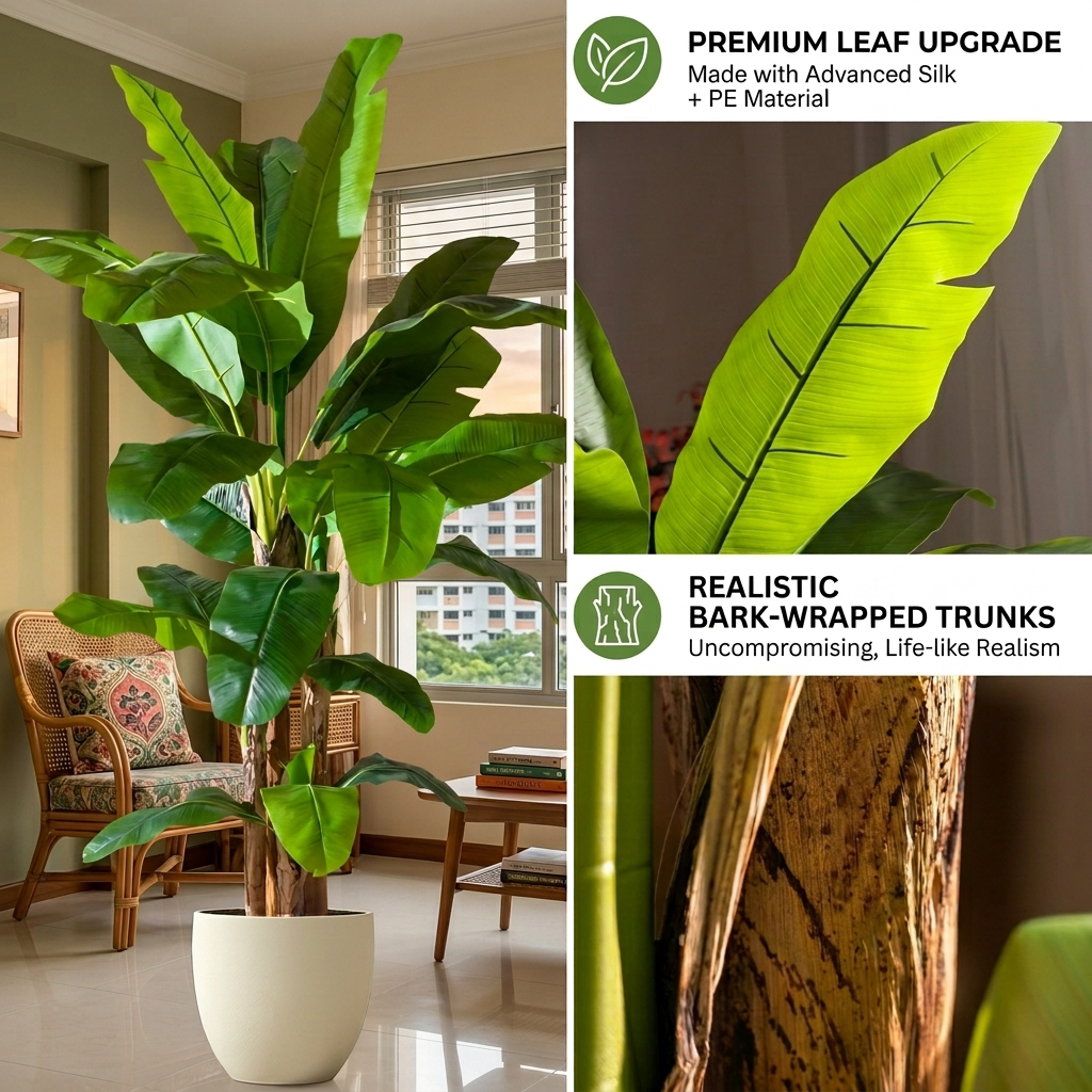 Tropical Banana Tree Artificial Plant