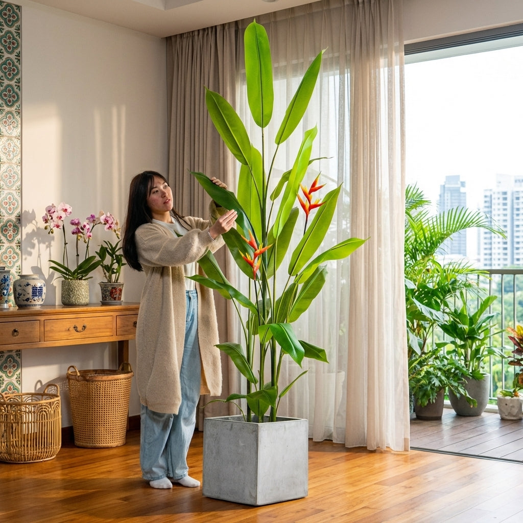 Tropical Bird of Paradise Artificial Plant