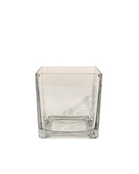 Krystal Glass Cube Planter (Hydro Friendly) - small - Pots - Tumbleweed Plants - Online Plant Delivery Singapore