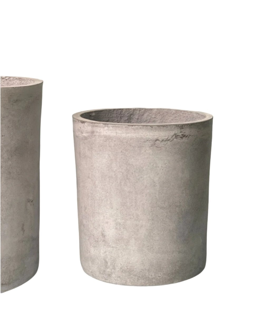 Large Aurora Clay Pot - grey - Pots - Tumbleweed Plants - Online Plant Delivery Singapore