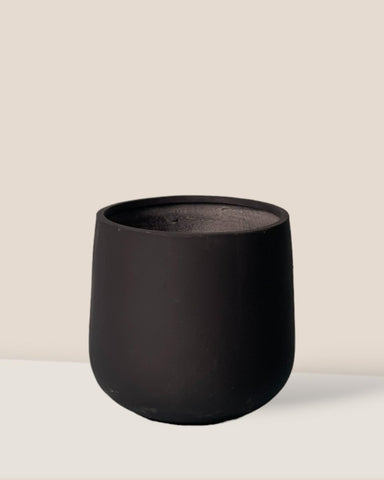 Large Goblet Pot - eclipse black