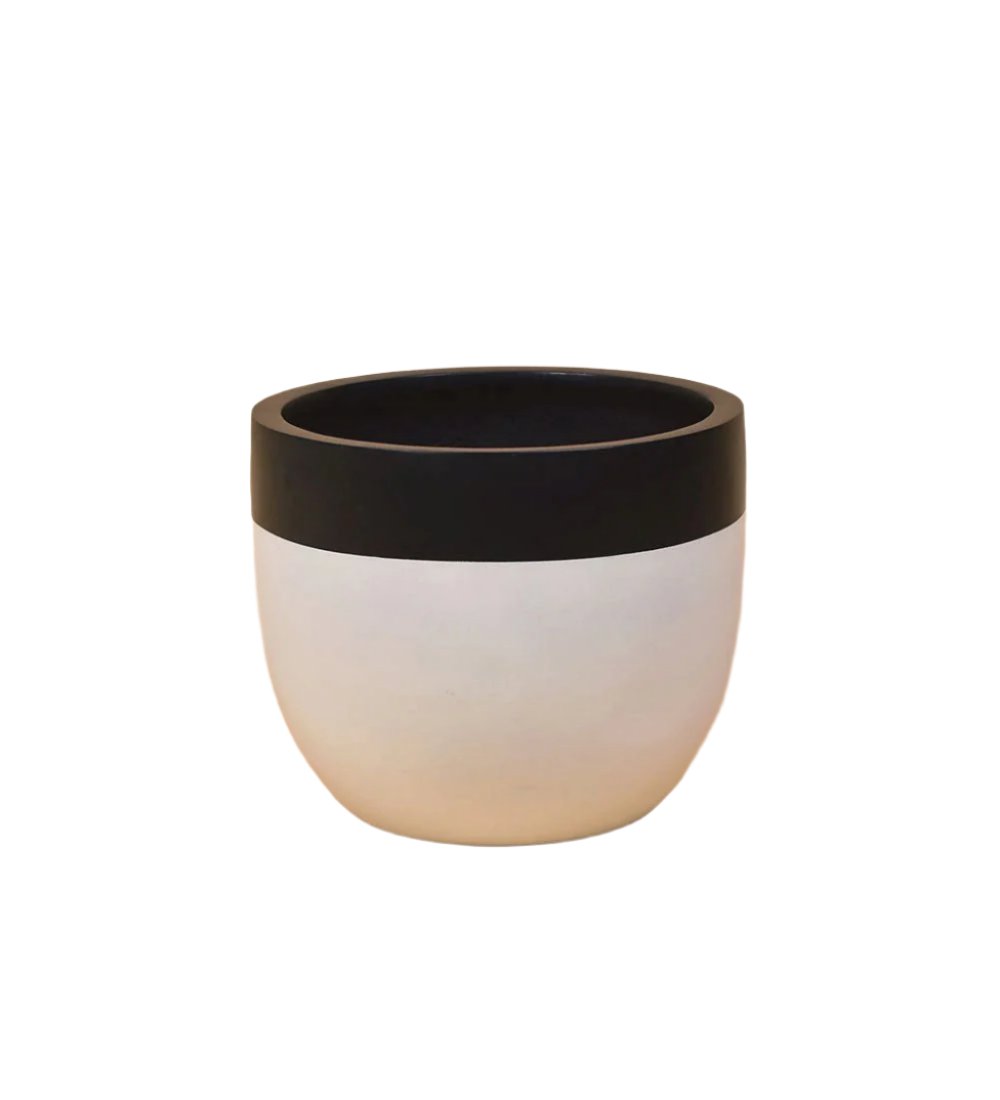 Large Resin Planters - white/black - Pots - Tumbleweed Plants - Online Plant Delivery Singapore