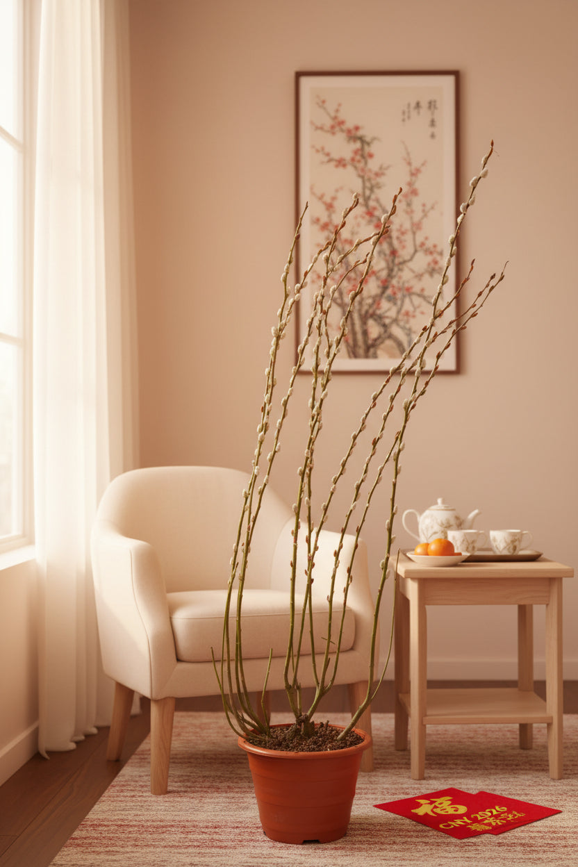 Potted Pussy Willow