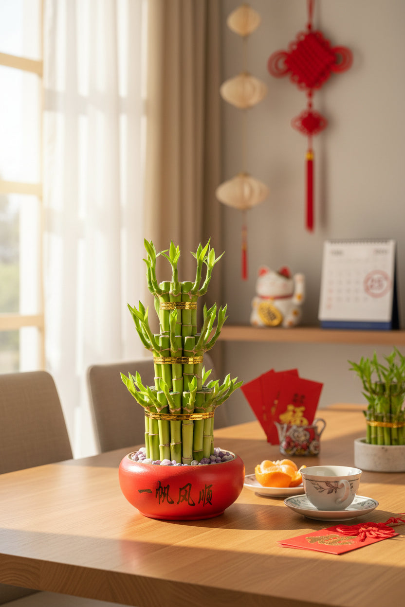 Lucky Bamboo – Three-Tier Prosperity Tower (Tall)