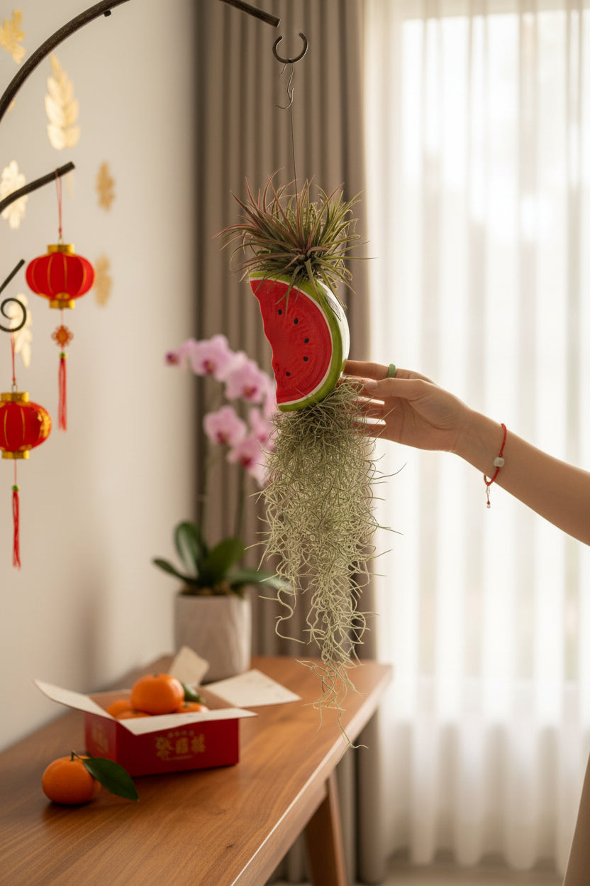 air plant curtain Watermelon Air Plant