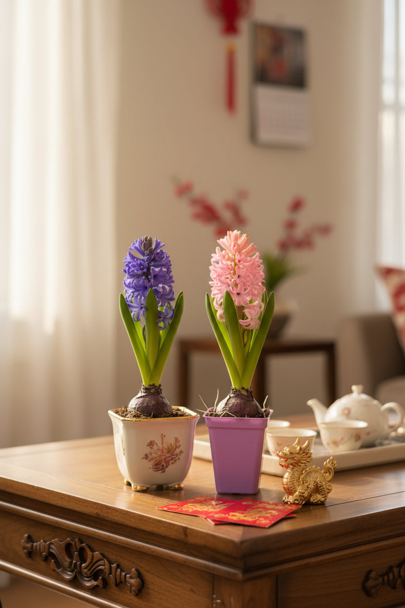 Hyacinthus Bulb (Assorted Colours) — CNY Seasonal Bloom