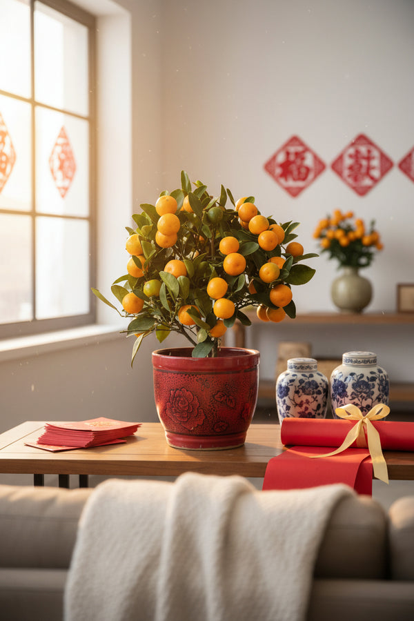 Prosperous Golden Orange Tree Junior