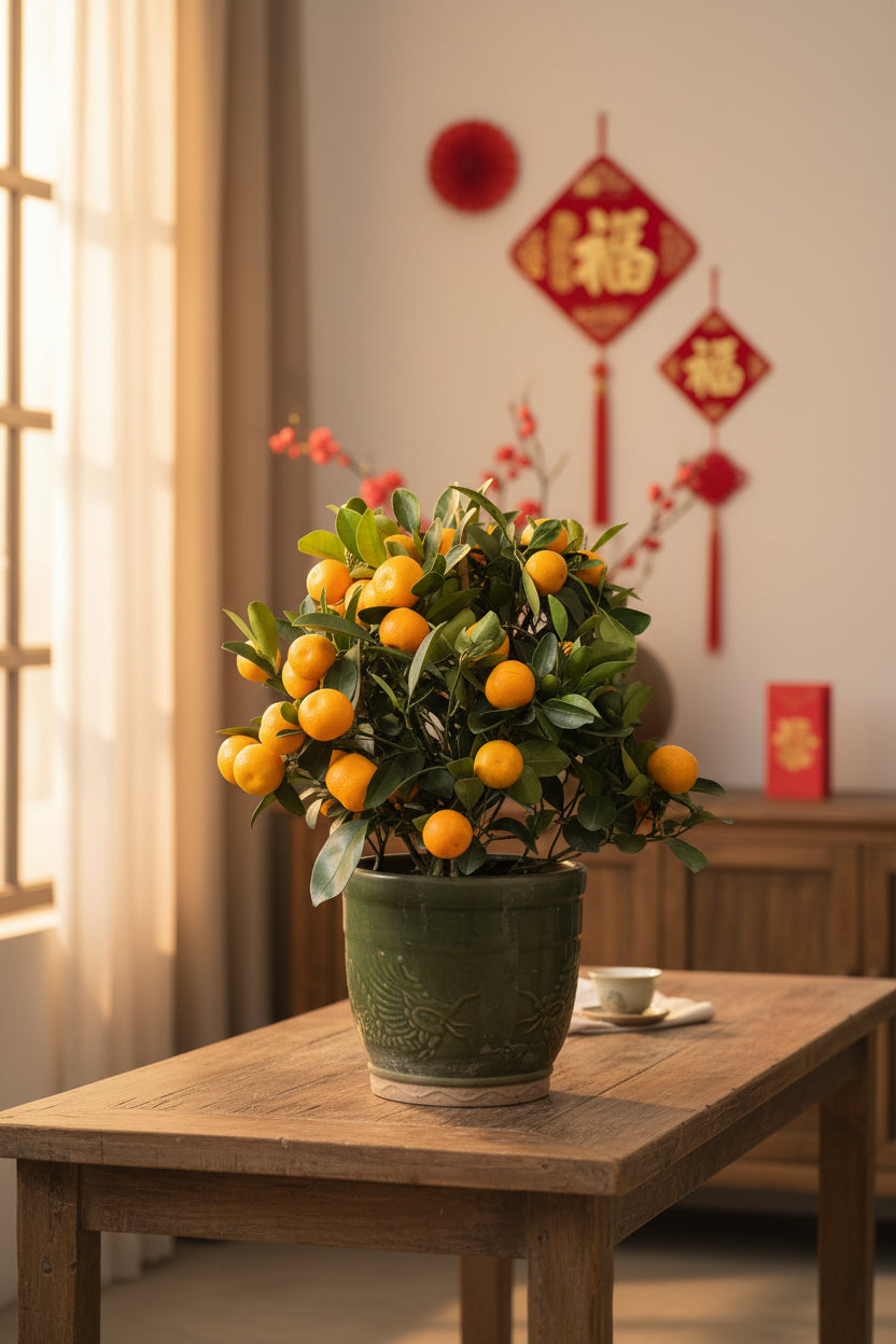 Prosperous Golden Orange Tree Junior