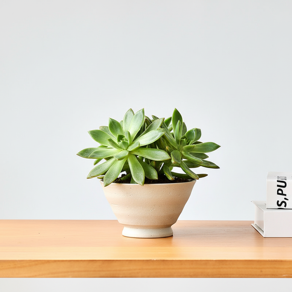 Lifestyle shot of Stout Ceramic Pot