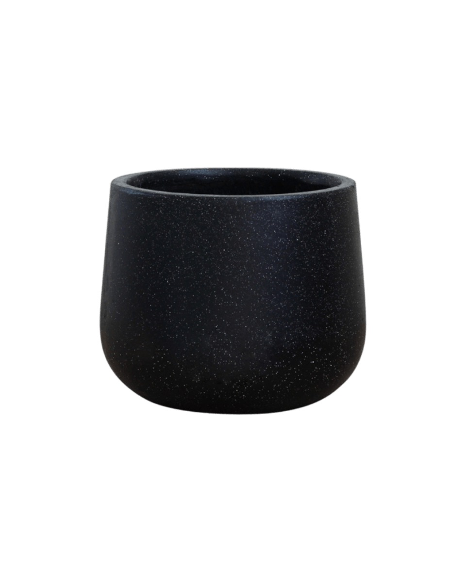 small black pots for plants Nova Planter Pot