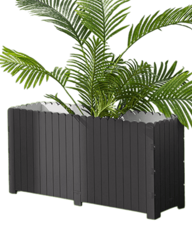 Picket Planter Box - black / 60*30*30