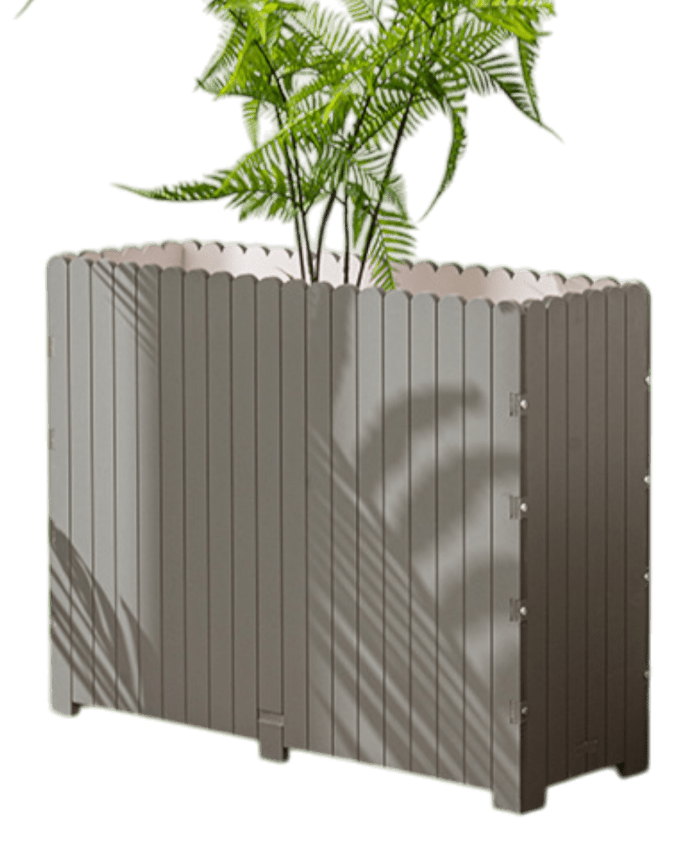 Picket Planter Box - Pots - 5672184854215 - Tumbleweed Plants - Online Plant Delivery Singapore