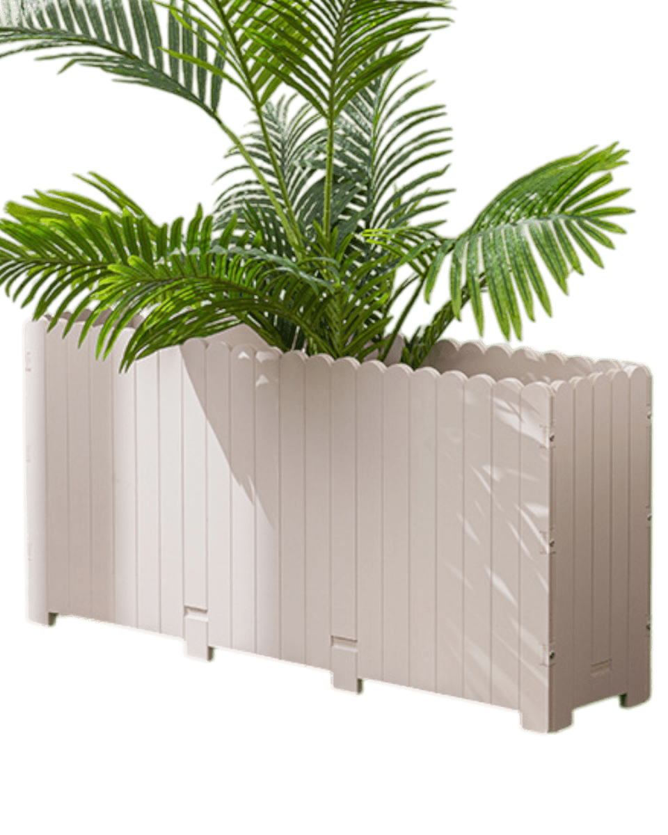 Picket Planter Box - Pots - 5672184854198 - Tumbleweed Plants - Online Plant Delivery Singapore