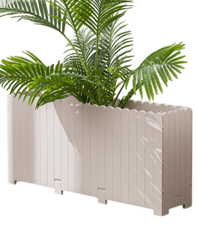 Picket Planter Box - white / 60*30*30