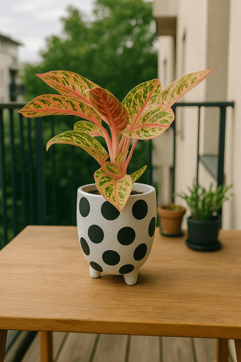 Polka Pop Ceramic Pot - Pots - POTS - POLK - 6938 - Tumbleweed Plants - Online Plant Delivery Singapore