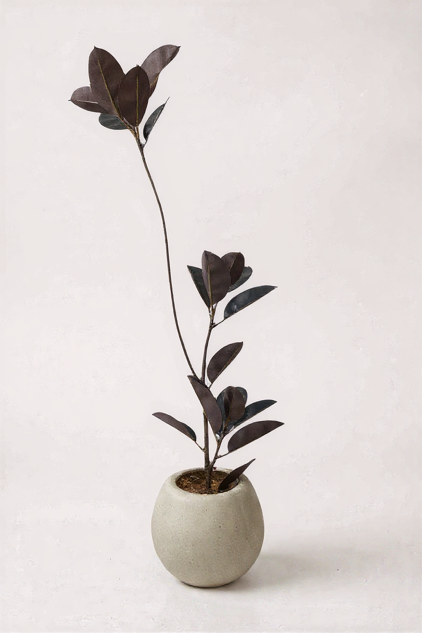 Rubber Tree 1.4m (Life-like Artificial) - Potted plant -  Tumbleweed Plants