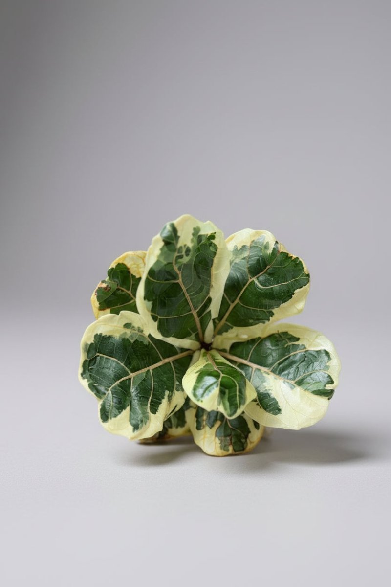 Ficus Lyrata Variegated - Potted plant - POTT-FICU-GRW-9843 - Tumbleweed Plants - Online Plant Delivery Singapore