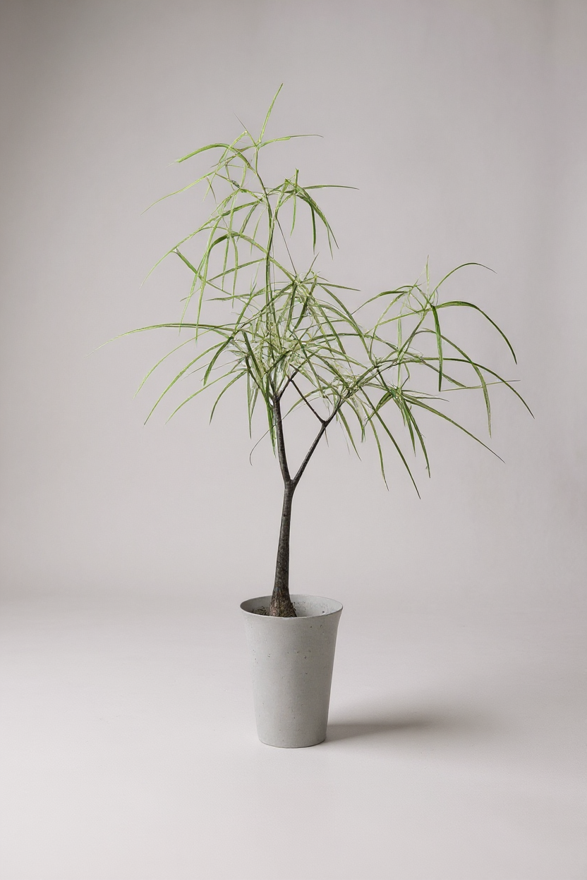 Bottle Tree Short (Brachychiton Rupestris) - Potted plant -  Tumbleweed Plants