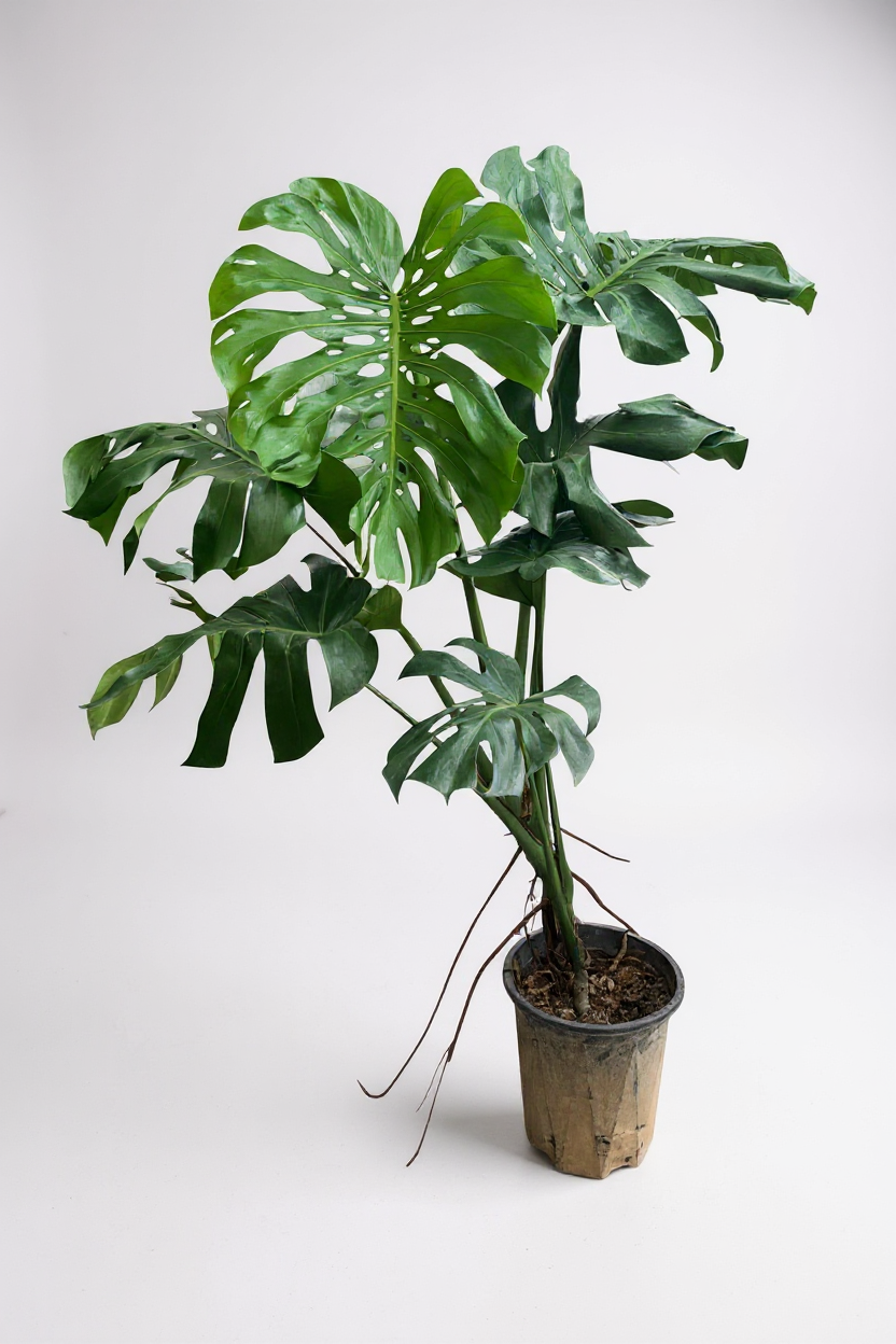 Monstera Deliciosa XL Tall - Potted plant -  Tumbleweed Plants