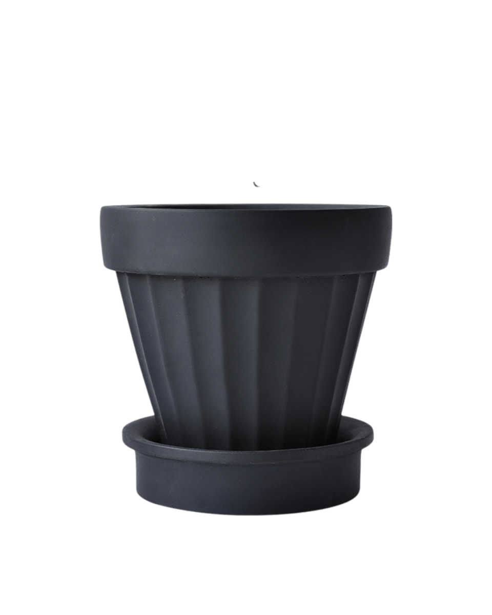 Rib Planter - Planter - 5467863744544 - Tumbleweed Plants - Online Plant Delivery Singapore