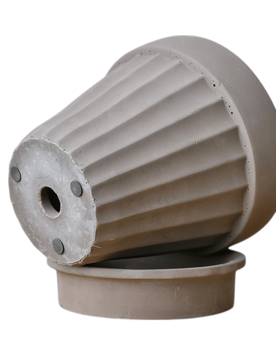 Rib Planter - Planter - 5467863744545 - Tumbleweed Plants - Online Plant Delivery Singapore