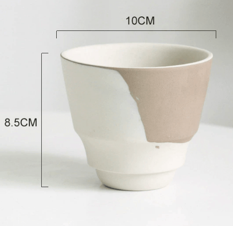 Ripple Cup Planter Mini - tan - cup