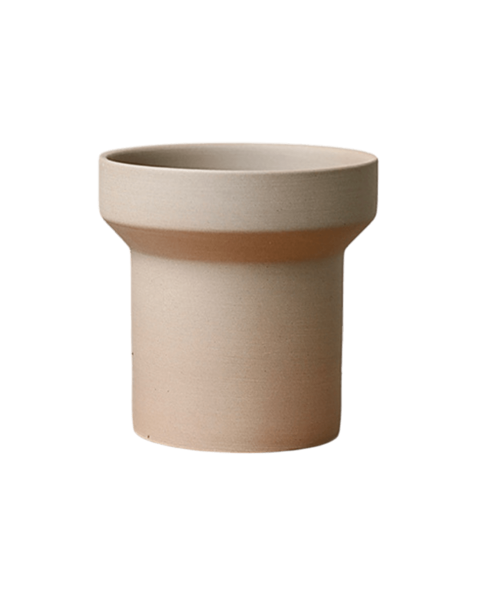 Ripple Duotone Pot - Pots - POTS - RIPP - CRM - 6718 - Tumbleweed Plants - Online Plant Delivery Singapore