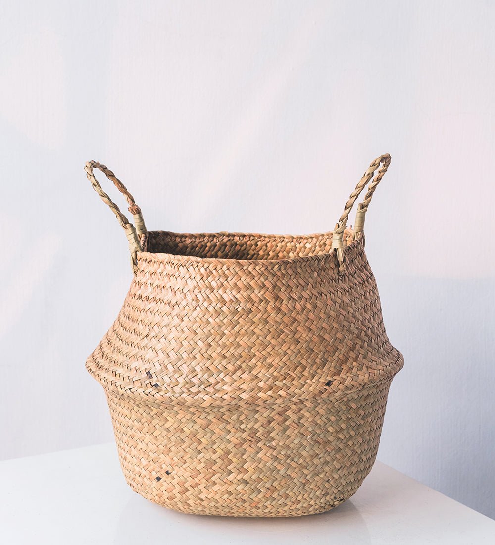Seagrass Basket - Basket - Tumbleweed Plants - Online Plant Delivery Singapore