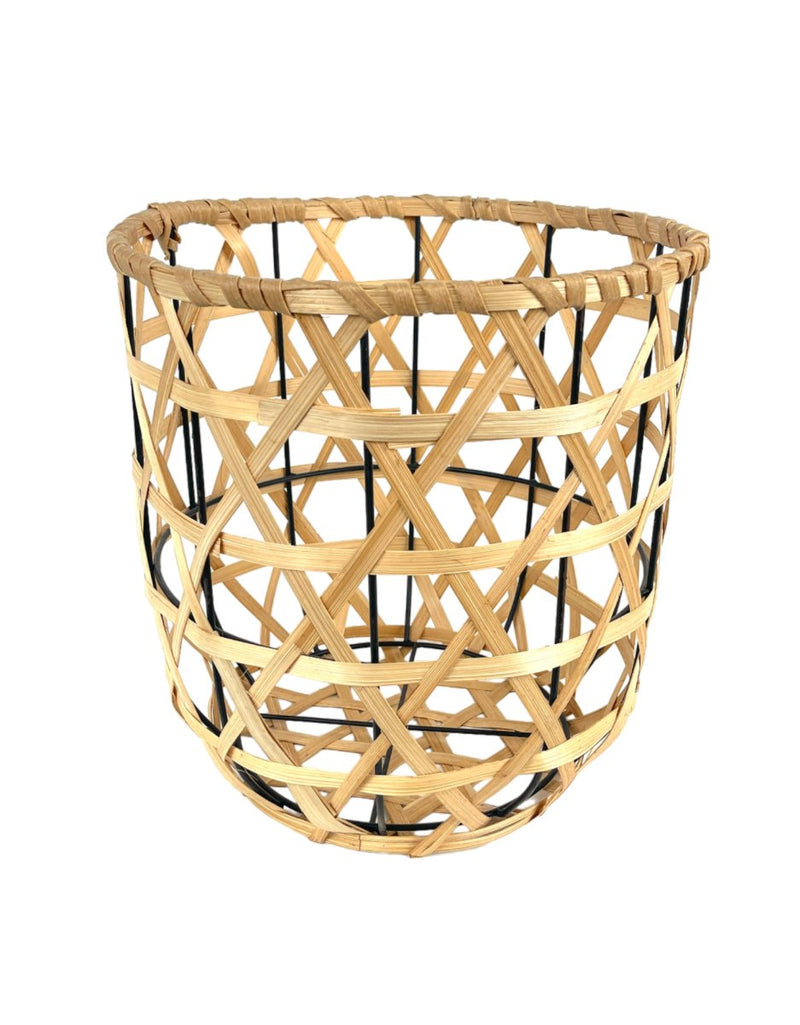 Second Chance: Bamboo Basket - Basket - Tumbleweed Plants - Online Plant Delivery Singapore