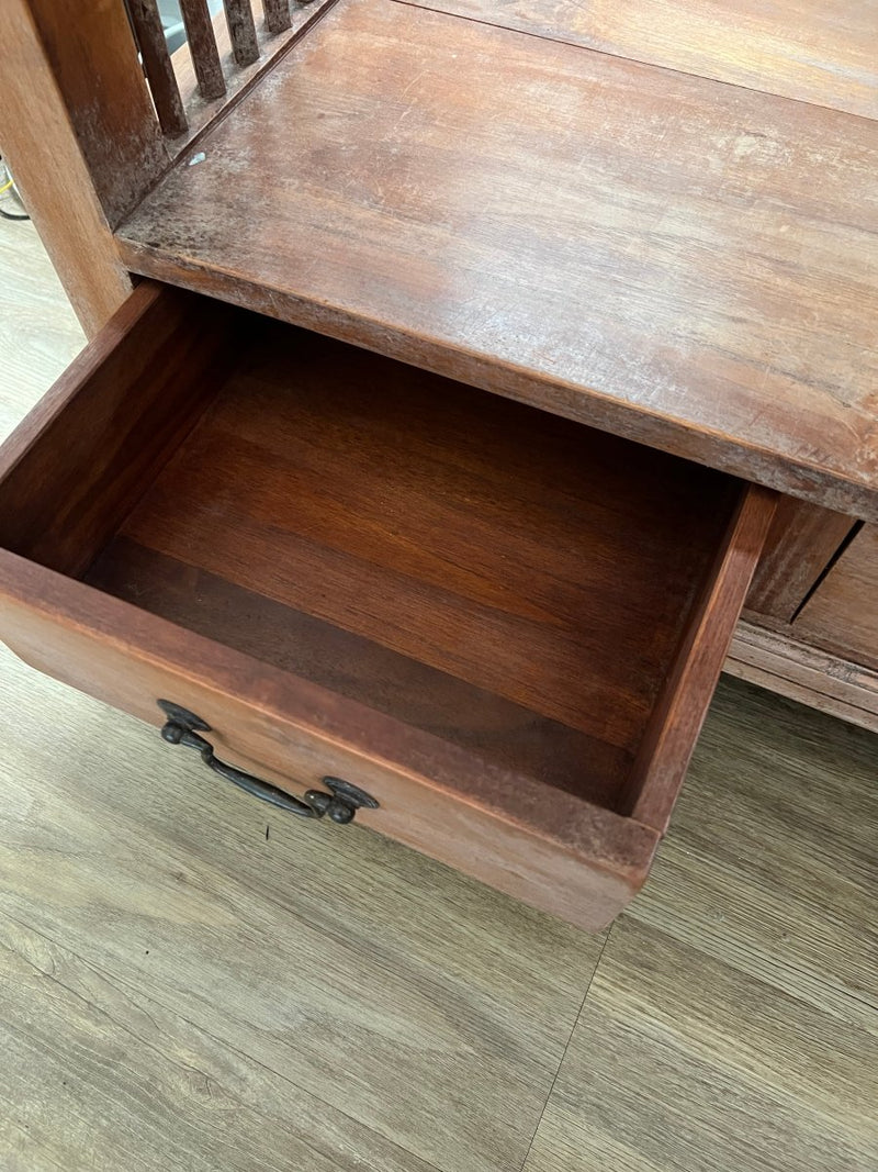 Second Chance: Vintage Wooden Shelves - Second Chance - SECO - SECO - 6875 - Tumbleweed Plants - Online Plant Delivery Singapore
