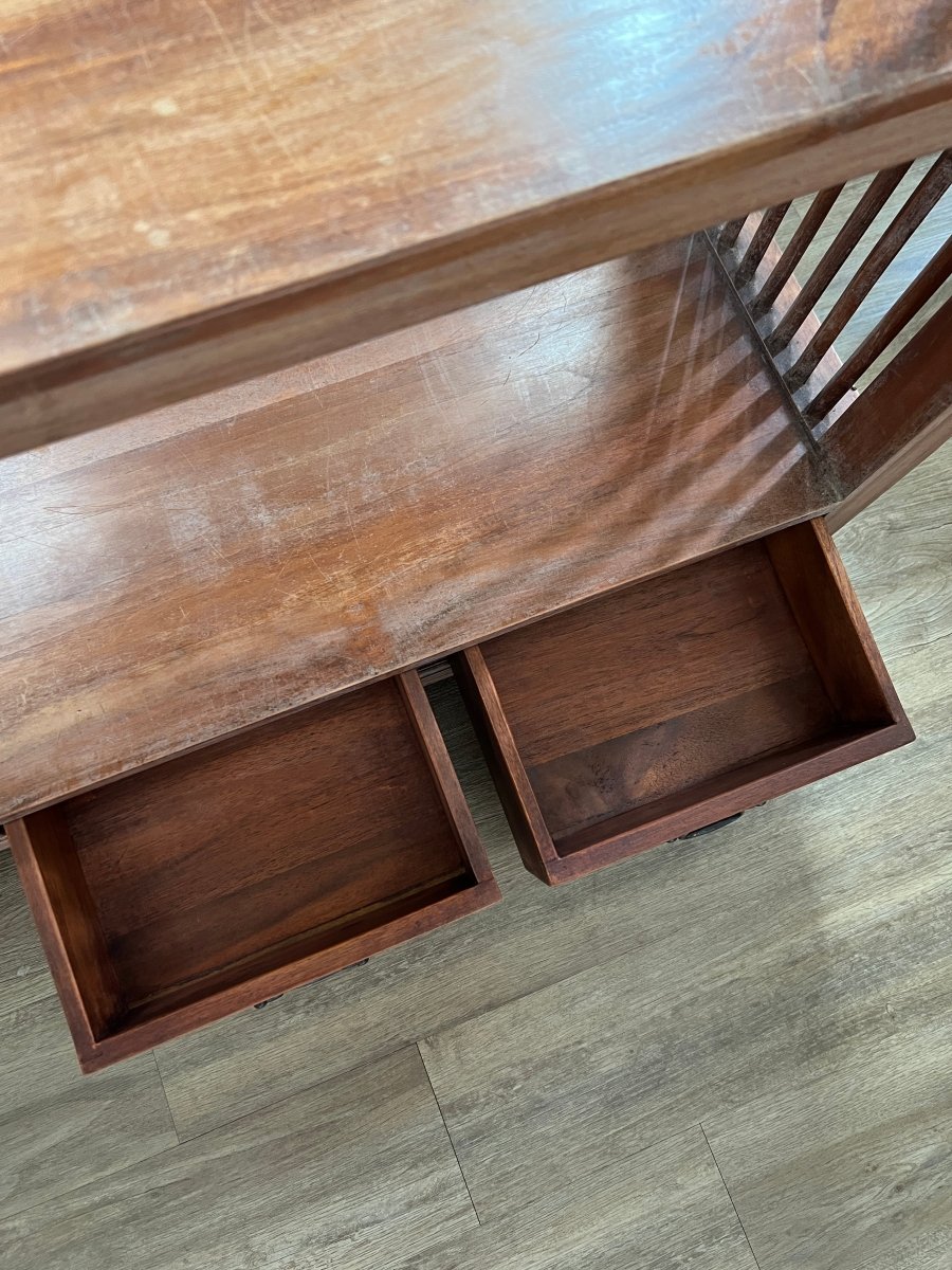 Second Chance: Vintage Wooden Shelves - Second Chance - SECO - SECO - 6875 - Tumbleweed Plants - Online Plant Delivery Singapore