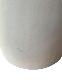 Second Chance: White Barrell Pot FREE assorted plant - Pots - POT - SECO - 5266 - Tumbleweed Plants - Online Plant Delivery Singapore