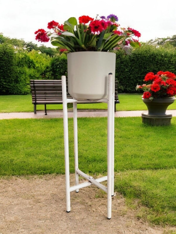 Second Chance : White Stand (no pot) - Stand - STAN - TALL - WHTSML - 2109 - Tumbleweed Plants - Online Plant Delivery Singapore