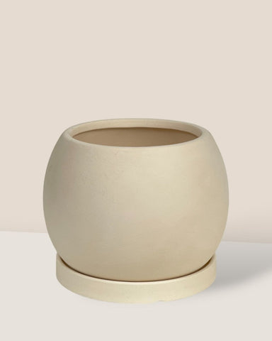 Nala Planter - Small - white terracotta