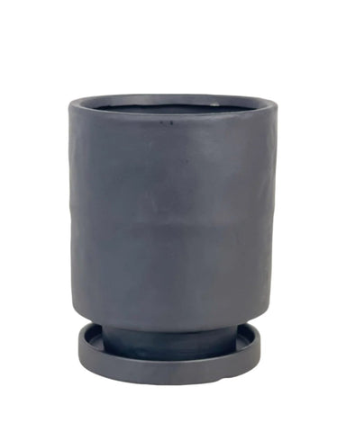 Tall Small Astra Pot - black / 11.5cm