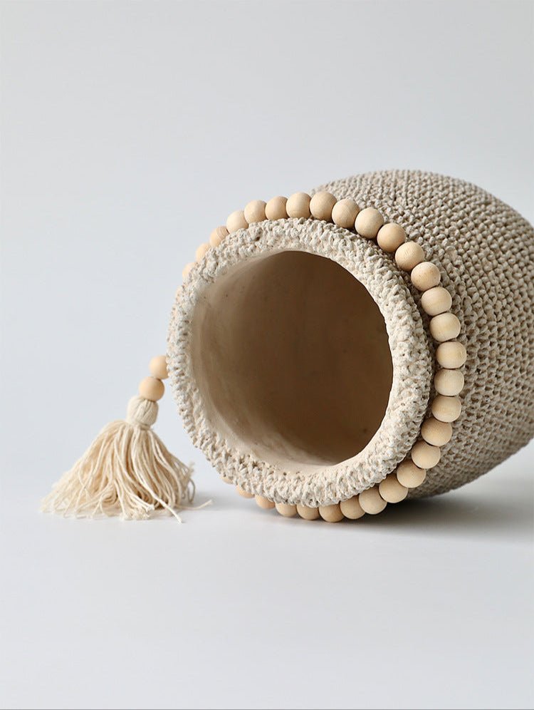 Tassel Pot - Planter - 5786267967834 - Tumbleweed Plants - Online Plant Delivery Singapore