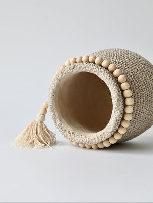 Tassel Pot - Planter - 5786267967834 - Tumbleweed Plants - Online Plant Delivery Singapore