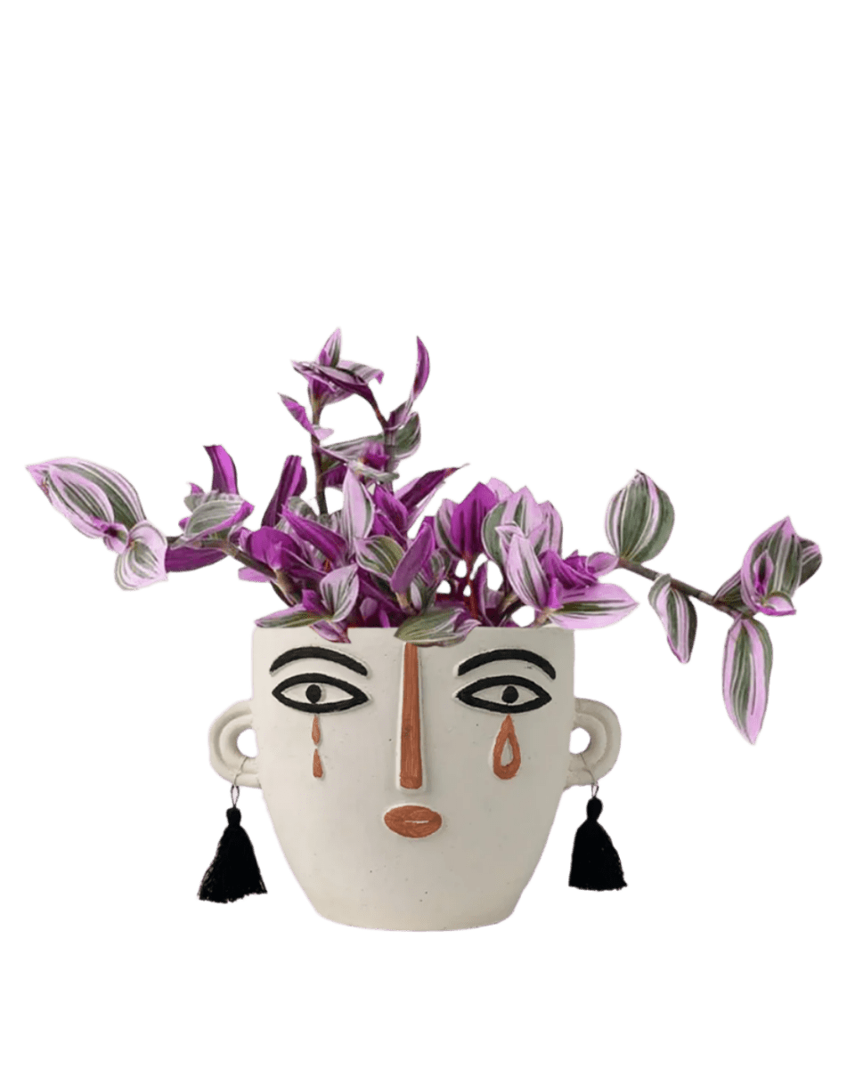 polly planter - white short