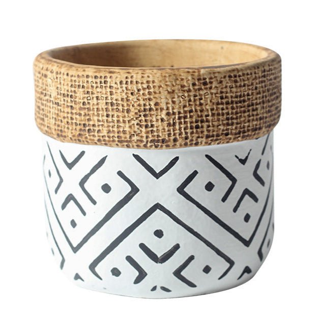 Tribal Planters - Medium - Planter - 4850522864444 - Tumbleweed Plants - Online Plant Delivery Singapore