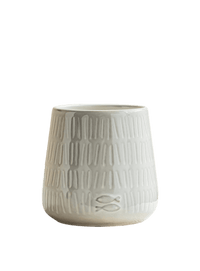 Twiggy White Glazed Pot - Pots - 5851054787688 - Tumbleweed Plants - Online Plant Delivery Singapore