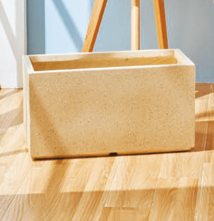 Vina Planter Box - eclipse cream / 35x15x12
