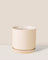 White Cylinder Pot