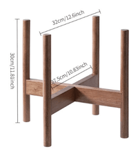 Wooden Plant Stands - Plant Stand - ADD - WOOD - LRG - 3272 - Tumbleweed Plants - Online Plant Delivery Singapore