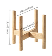 Wooden Plant Stands - Plant Stand - PLAN - WOOD - XSMCRM - 7230 - Tumbleweed Plants - Online Plant Delivery Singapore
