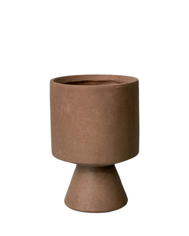 Celeste Pot XL - brown / 25cm (external diameter at the rim)