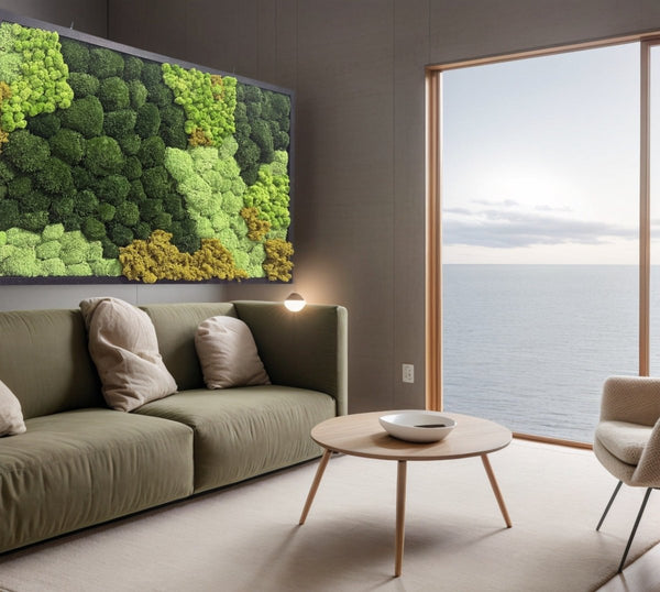 XL Frame - Preserved Plants: MOSS. - Moss Frame - 5825149680725 - Tumbleweed Plants - Online Plant Delivery Singapore