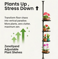 ZeneXpand Adjustable Plant Shelves - Plant Stand - 5684780697503 - Tumbleweed Plants - Online Plant Delivery Singapore