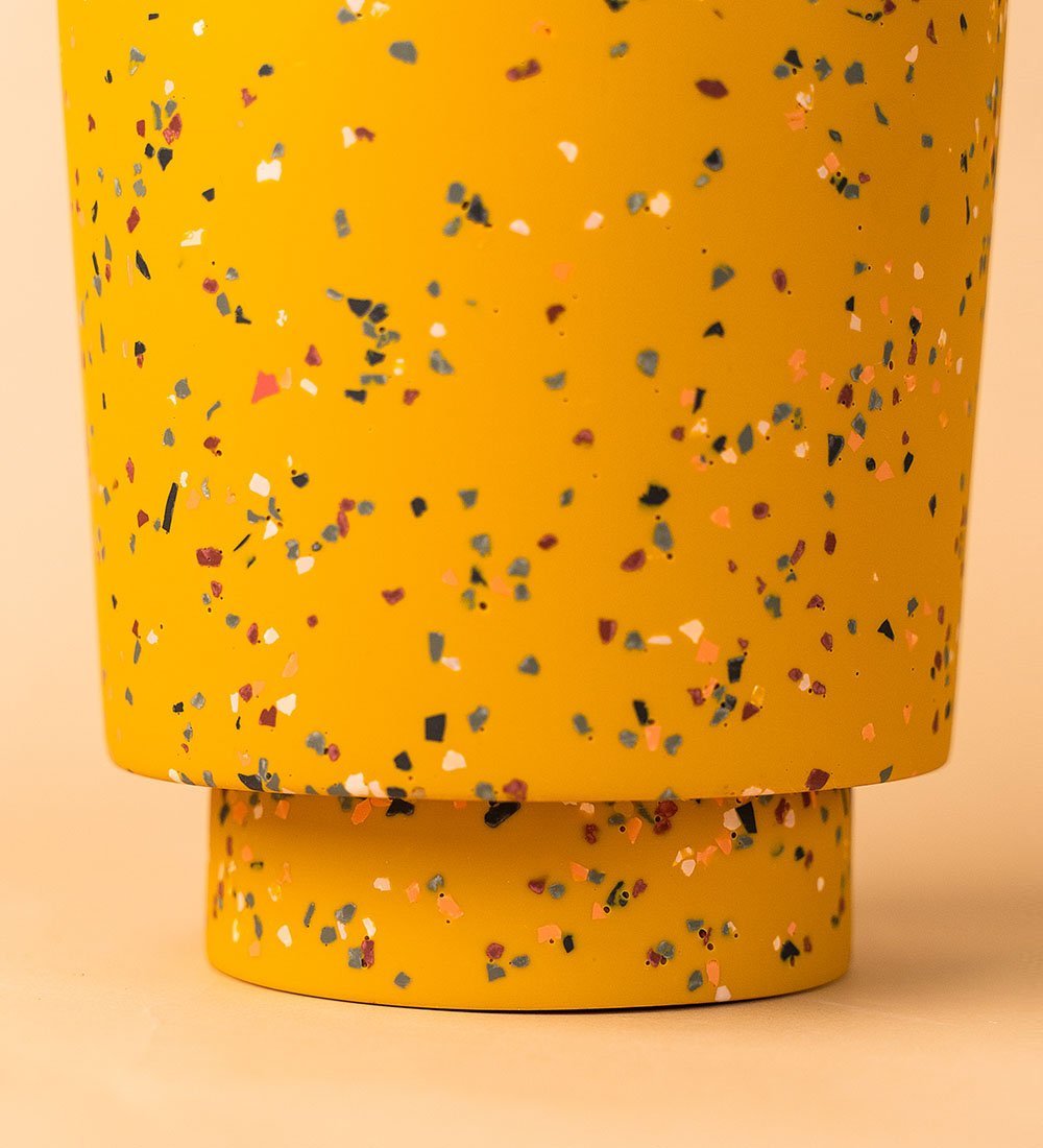 Banjo Pots by Capra Designs - golden yellow - Pot - Tumbleweed Plants - Online Plant Delivery Singapore