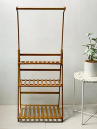 Foldable Plant Rack - with hanging bar - Home Decor - Tumbleweed Plants - Online Plant Delivery Singapore